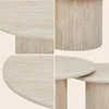 Couchtisch 2er-Set rund ESME - Travertin-Optik beige Produktbild-Vorschau 7