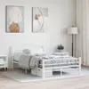vidaXL Rama łóżka biała metalowa 120x200 cm Podgląd zdjęcia produktu 18