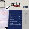 MuchoWow® Koffer Handgepäck Trolley Rollkoffer Kleine Produktbild-Vorschau 6