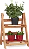 Relaxdays Blumentreppe aus Holz, Blumenständer für innen, Produktbild-Vorschau 1