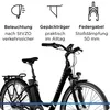 Zündapp Z517 E Bike Damenfahrrad 28 Zoll schwarz Produktbild-Vorschau 4
