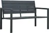 vidaXL Gartenbank 120 cm HDPE Grau Holz-Optik Produktbild-Vorschau 6