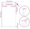 vidaXL Blackout roleta černá 135x150 cm Šířka látky 131,6 Náhled obrázku produktu 8