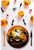 Happy Halloween Kürbis Pappteller für Kinder 6 St. Produktbild-Vorschau 2