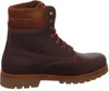A side view of a brown leather boot. Anteprima dell’immagine prodotto