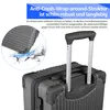 Mulisoft Gepäcksets 4 Teilig Kofferset mit Beautycase ABS Produktbild-Vorschau 5