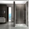 A modern bathroom with a glass shower enclosure. Produktbild-Vorschau