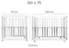 roba Laufgitter 75 x 100 cm - Baby Spielgitter inkl. grauer Produktbild-Vorschau 5