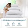 Kopfkissen Daunenkissen 100% sibirische Daunen 500g leicht Produktbild-Vorschau 6