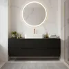 RODAN | Mobile Sottolavabo - Nero - 160 cm - Con Piano Anteprima dell’immagine prodotto 4