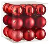 Weihnachtsbaumschmuck-Set, 27-teilig, Christbaumkugeln Rot Produktbild-Vorschau 1