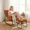 Fauteuil à bascule d’allaitement avec repose-pieds, poche Voir les images du produit 4