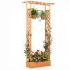 COSTWAY Blumenkasten, Pflanzkasten mit Rankgitter, Produktbild-Vorschau 1