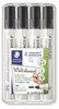 STAEDTLER 351WP4-9X Whiteboard-Marker schwarz 2,0 mm, 4 St. Produktbild-Vorschau 2