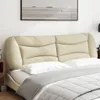 CLORIS Kopfteil-Kissen Creme 180 cm Stoff - Kopfteile Produktbild-Vorschau 3