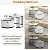 MODFU Couchtisch Wohnzimmertisch 2er Set für Wohnzimmer, Produktbild-Vorschau 4