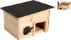 Igelhaus Igelhöhle 32x26x20,5cm Dach aus Bitumen Produktbild-Vorschau 1