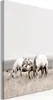 Vliesstoff Leinwandbild - White Horses (1 Part) Vertical Produktbild-Vorschau 1