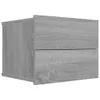 vidaXL Table de nuit Gris Sonoma 40x30x30 cm Bois composite Voir les images du produit 1