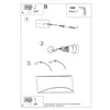 Lampada da parete in Vetroceramica VIXEN 1xG9 8W Anteprima dell’immagine prodotto 5