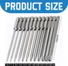 11-teiliger langer Torx-Bitsatz für Schraubendreher und Produktbild-Vorschau 5