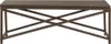 vidaXL Gartenbank 120 cm Poly Rattan Braun Produktbild-Vorschau 1
