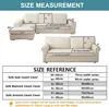 Kaninchen Plüsch Sofabezug L Form 1/2/3/4 Sitzer Sofa Produktbild-Vorschau 8