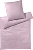 elegante Mako-Satin-Bettwäsche Uni Farbe Rose Größe Produktbild-Vorschau 1