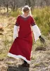 Mittelalterkleid Alvina, rot/natur mit Stickerei - Produktbild-Vorschau 1
