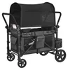 Poussette pour 4 enfants, poussette de voyage biplace avec Voir les images du produit 10