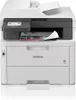 A white Brother MFC-L3760CDW multifunction printer is shown from the front. Produktbild-Vorschau