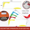 50 Magnetstreifen beschreibbar 110x40 mm, 10 Stück je Farbe Produktbild-Vorschau 3