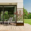 Fioriera Relaxdays con parete a traliccio, L x P x A 171 x Anteprima dell’immagine prodotto 2