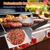 Burgerpresse Burger Smasher Set mit Grillspachtel–Edelstahl Produktbild-Vorschau 5