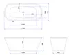 Duschspa 170x78cm freistehende ovale Acryl-Badewanne in Produktbild-Vorschau 6