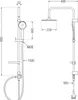Mexen X40 colonna doccia, oro - 798404091-50 Anteprima dell’immagine prodotto 2