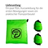 Diabolo Freizeitsport Weiche Poi - UV reaktiv Spiral Poi Produktbild-Vorschau 4