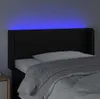 LED Kopfteil Schwarz 83x16x78/88 cm Kunstleder Produktbild-Vorschau 4