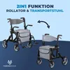 ForeverSenior 2 in 1 Rollator & Rollstuhl - mit Federung - Produktbild-Vorschau 2