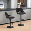EUGAD 2er-Set Barhocker drehbar, höhenverstellbar, aus Produktbild-Vorschau 2