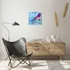 Wanduhr - Quadrat - Glasuhr - Eagle Illustration modern Produktbild-Vorschau 6