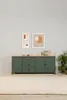 Credenza Miranda in legno massiccio colore verde e pino Anteprima dell’immagine prodotto 8