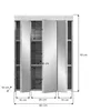 Zrcadlová skříňka Lambada 60 x 18 x 79 cm dub světlý Náhled obrázku produktu 15