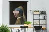 MuchoWow® Wandteppich Wandbehang Mädchen mit Perlenohrring Produktbild-Vorschau 3