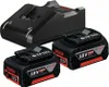 Bosch 2x 4.0Ah + GAL 18V-40 Akku Produktbild-Vorschau 9