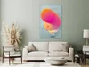 Italienischer Leinwand Leinwandbild - Pink Streak (1 Part) Produktbild-Vorschau 2