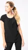 Kariban Damen Bluse Kurzarm Crepe Optik lässig casual Shirt Produktbild-Vorschau 2