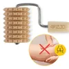 4FIZJO Holz-Massageroller – Anti-Cellulite, mit Griff für Produktbild-Vorschau 3