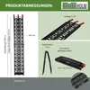 TRUTZHOLM 2 x Auffahrrampe klappbar 228 cm Traglast 680 kg Produktbild-Vorschau 2