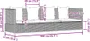 vidaXL Garten-Sofabett 200x60 cm Poly Rattan Grau Produktbild-Vorschau 7